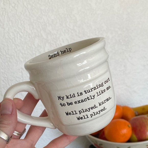 Mud Pie Other - 🌼 Mud Pie Coffee Mug “send help” cute mug for parents